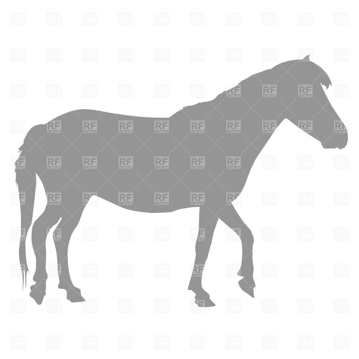 1200x1200 Pony Silhouette Vector Image Vector Artwork Of Plants And