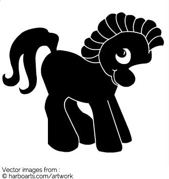 335x355 Download Cute Pony Cartoon