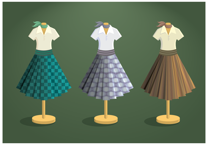 700x490 Free Poodle Skirt Vector