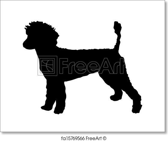 560x470 Free Art Print Of Poodle Silhouette Vector Freeart Fa15769566