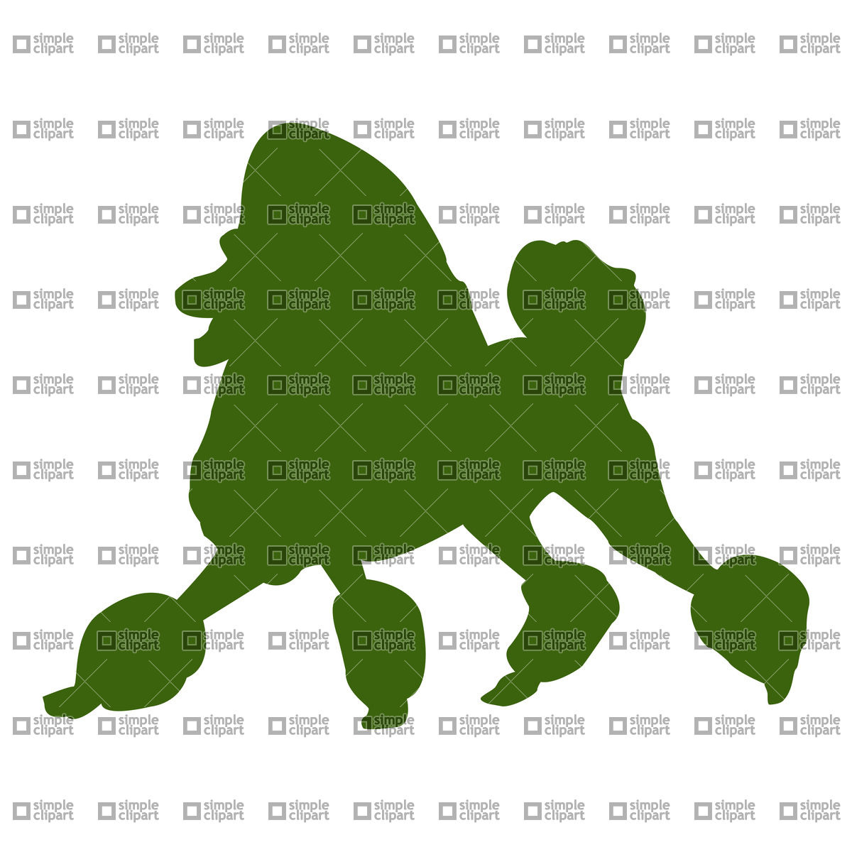 1200x1200 Dog Silhouette