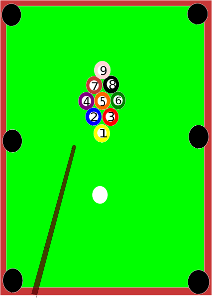426x597 Pool Table Clip Art Free Vector 4vector