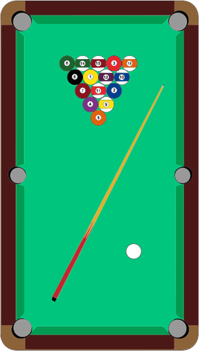 283x500 Pool Table Vector Symbol Public Domain Vectors
