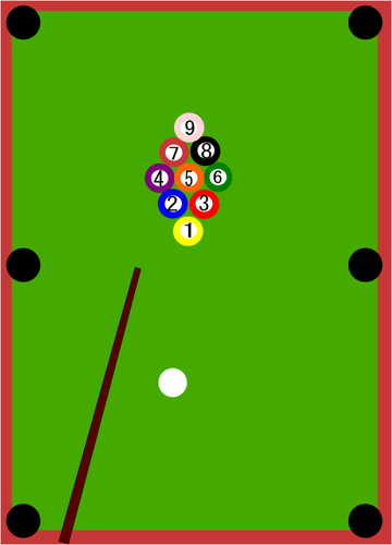 360x500 Snooker Table Vector Image Public Domain Vectors