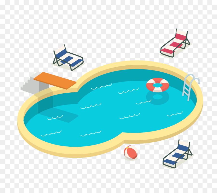 900x800 Swimming Pool Euclidean Vector Clip Art