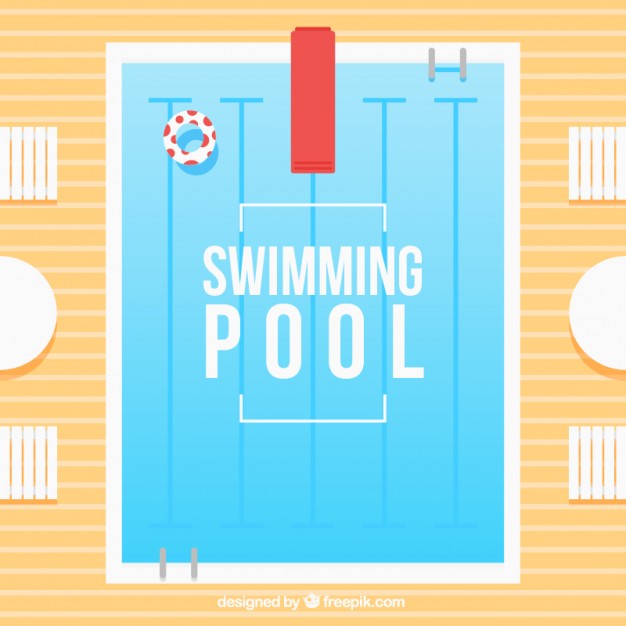 626x626 Swimming Pool In A Top View Background Vector Free Download