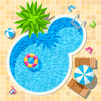 400x400 Page 1 Swimming Pool On Curated Vector Illustrations, Stock