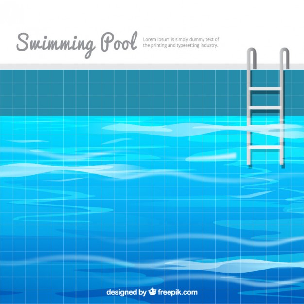 626x626 Swimming Pool Background In Flat Design Vector Free Download