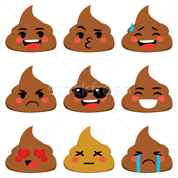 600x600 Poo Emoji Vector Illustration Kakigori ( 8436865) Stockfresh
