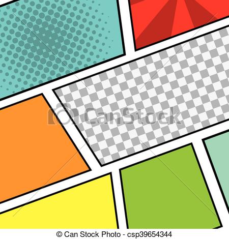 450x470 Comic Pop Art Background Vector Illustration Design.