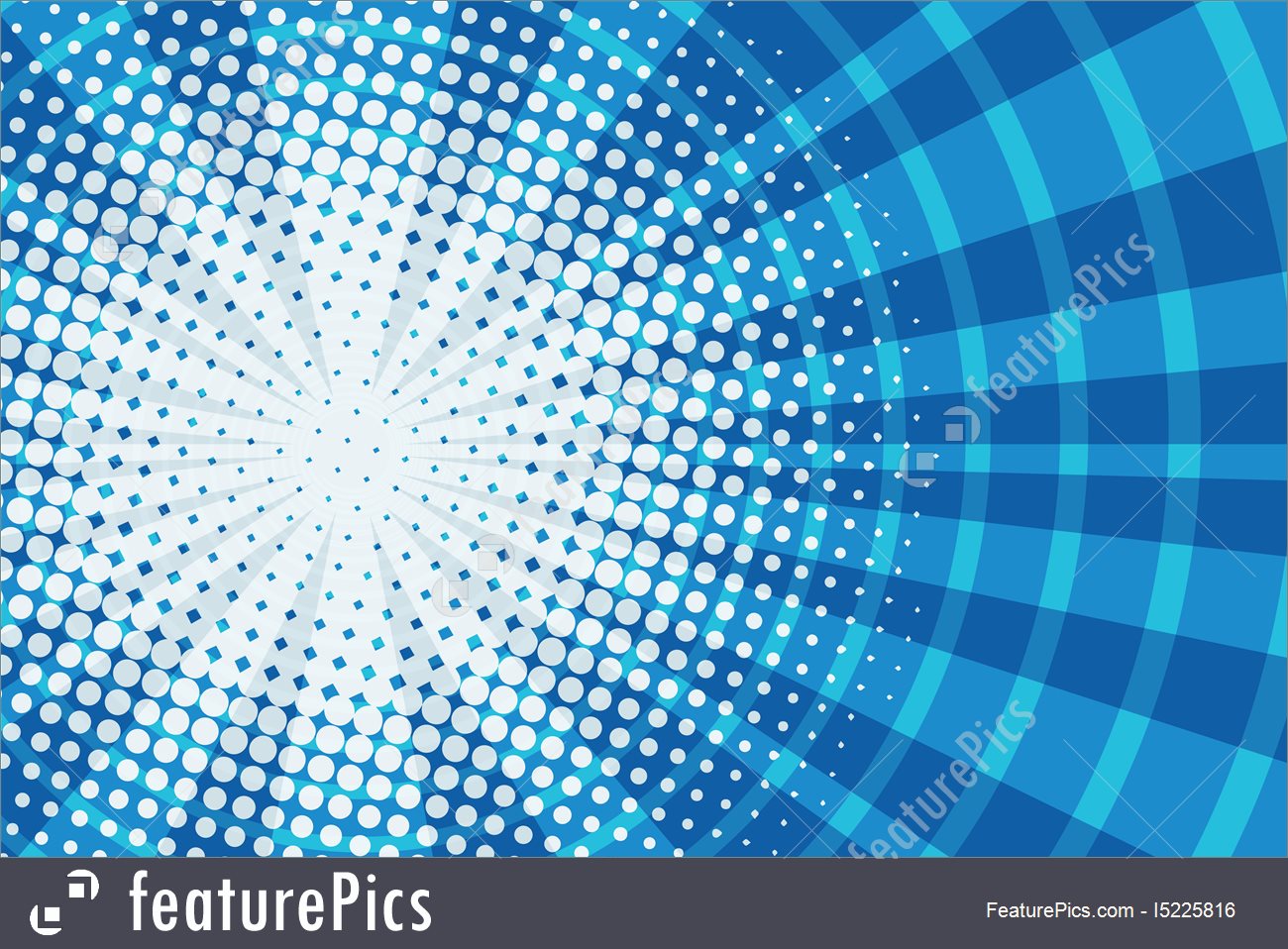 1300x958 Blue Pop Art Background Stock Illustration I5225816