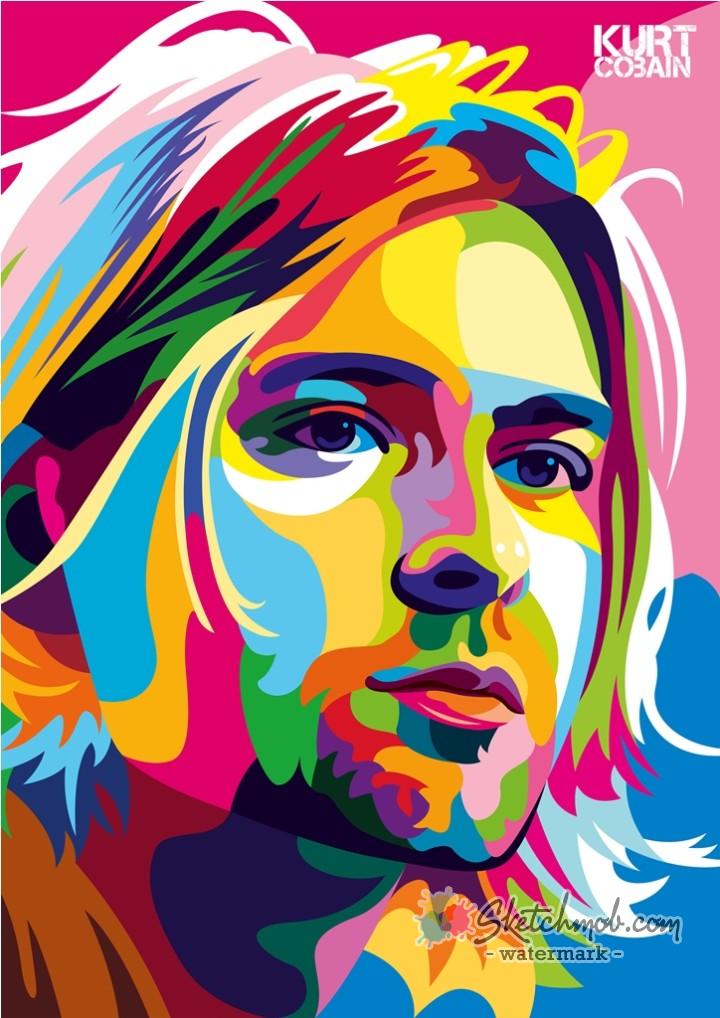 720x1018 Custom Colorful Vector Pop Art Style Commission Sketchmob