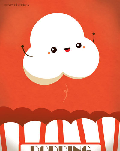 400x500 Popcorn Kernels Vector Png