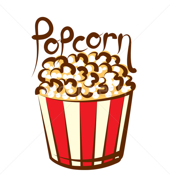 569x600 Vector Popcorn Vector Illustration Konstantin Li (Leedsn
