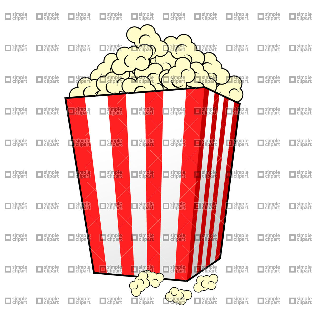 Popcorn Kernel Vector at GetDrawings | Free download