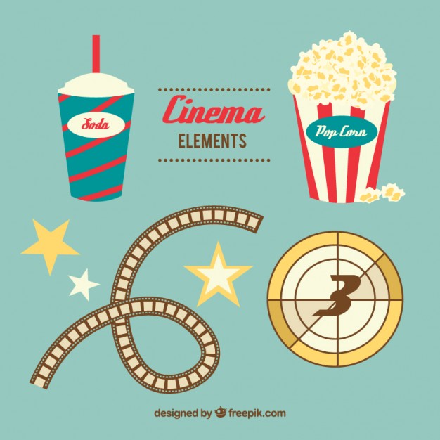 626x626 Popcorn Box Design Vector Free Download