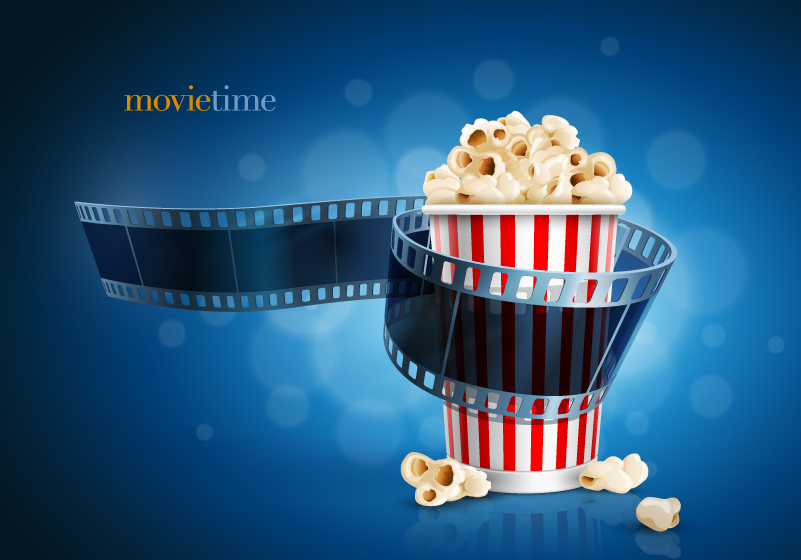 801x560 Film And Popcorn Vector Free Vector Graphic Download