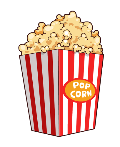 408x499 Collection Of Free Popcorn Vector Movie. Download On Ubisafe