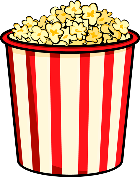 474x600 Vintage Clipart Popcorn