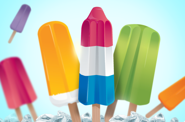 590x390 Vector Summer Popsicles On Behance