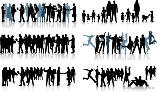 550x322 Population Vector Free Vector Download (17 Free Vector) For