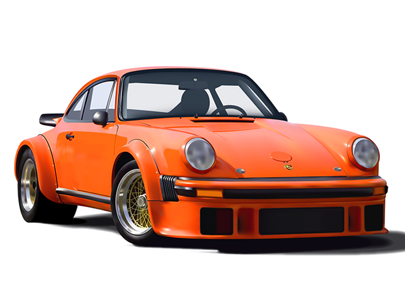 800x600 Porsche Vector In Illustrator Cs6 By Geoff Goode