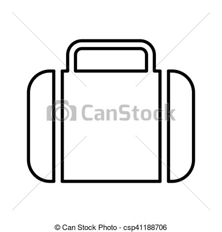 450x470 Portfolio Flat Line Icon Vector Illustration Design.