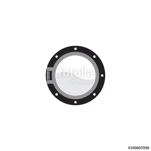 500x500 Porthole Vector Icon Stock Image And Royalty Free Vector Files On