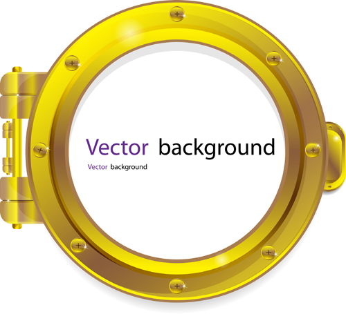 500x455 Steel Porthole Elements Vector Background 02 Free Download