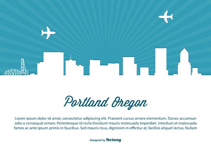 700x490 Portland Skyline Illustration