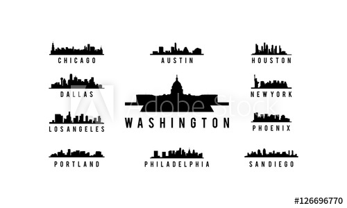 500x300 Usa City Skyline