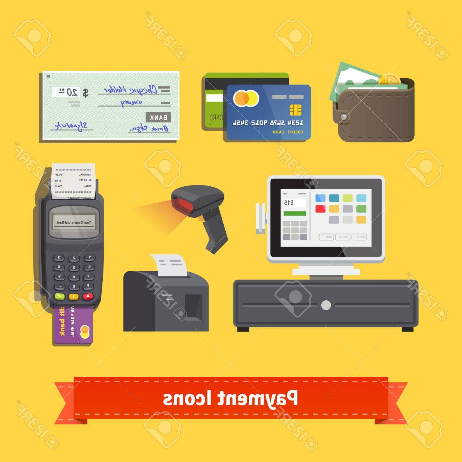 1560x1560 Point Of Sale Icon Vector Createmepink