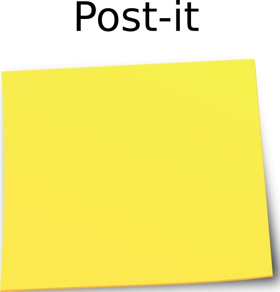 576x600 Post It Note Clip Art Free Vector In Open Office Drawing Svg