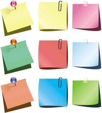 334x368 Sticky Notes Free Vector Download (1,445 Free Vector) For