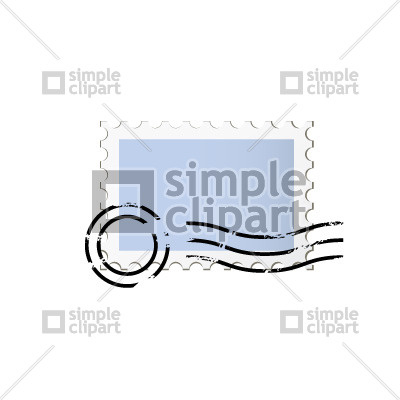 400x400 Postage Stamp Vector Image