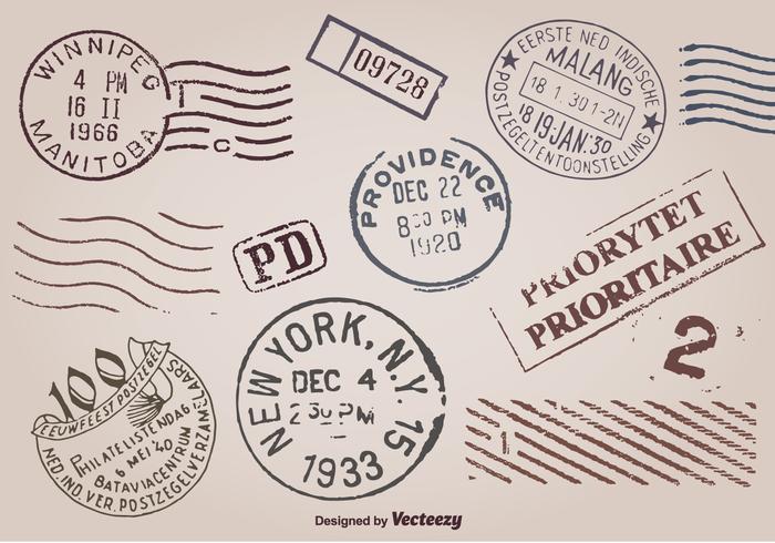 700x490 Stamp Free Vector Art