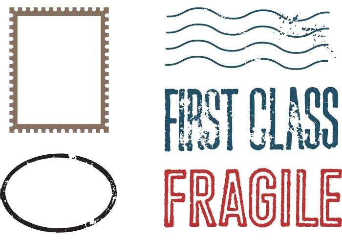 700x490 Free Post Mark Vectors