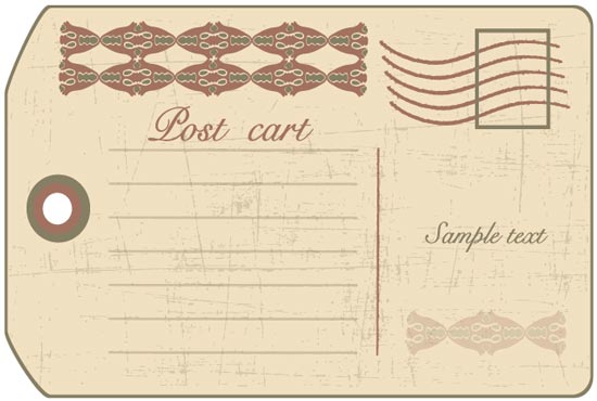 550x370 Classic Postcards Vectors