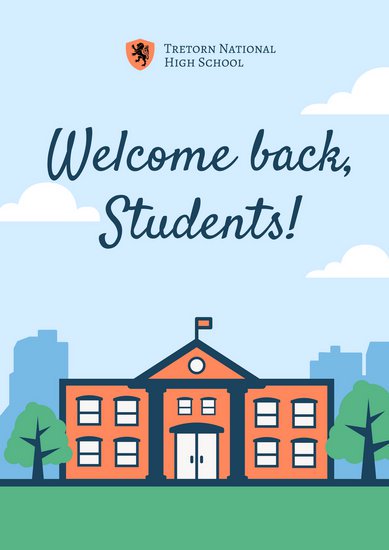 389x550 Vector Welcome Back To School