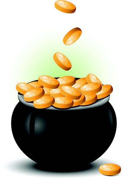 424x600 Pot Of Gold Vector (Psd) Official Psds