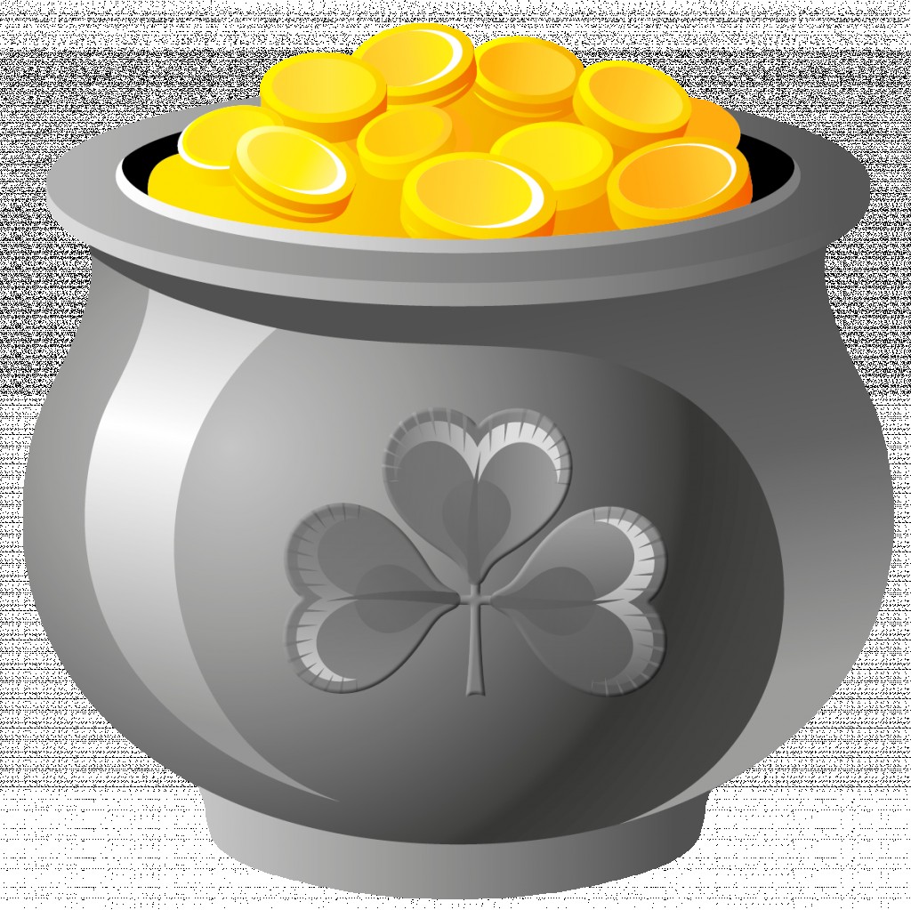 1024x1023 Golden Pot Vector With Gold Clip Art Csp25899161 Pots Of Clipart