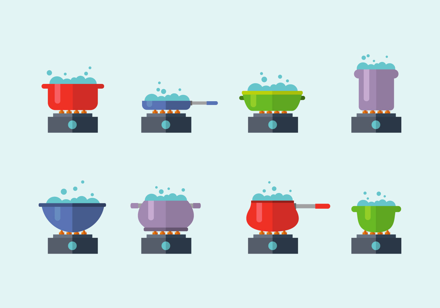 1400x980 Pot Free Vector Art