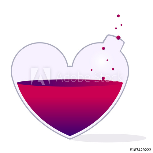 500x500 Love Magic Potion Vector