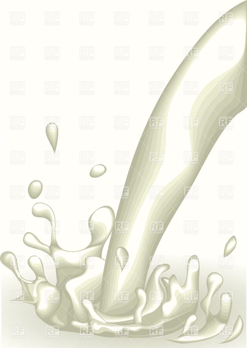 853x1200 Pouring Milk Splash Vector Image Vector Artwork Of Food And