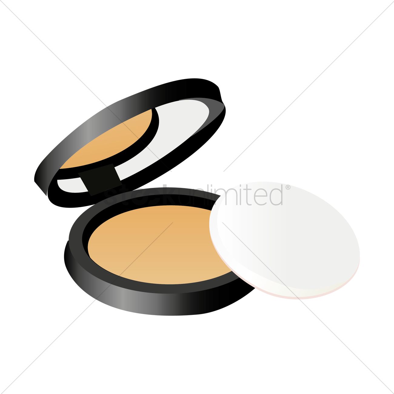 1300x1300 Face Powder Vector Image
