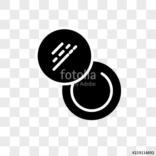 500x500 Powder Vector Icon On Transparent Background, Powder Icon Stock