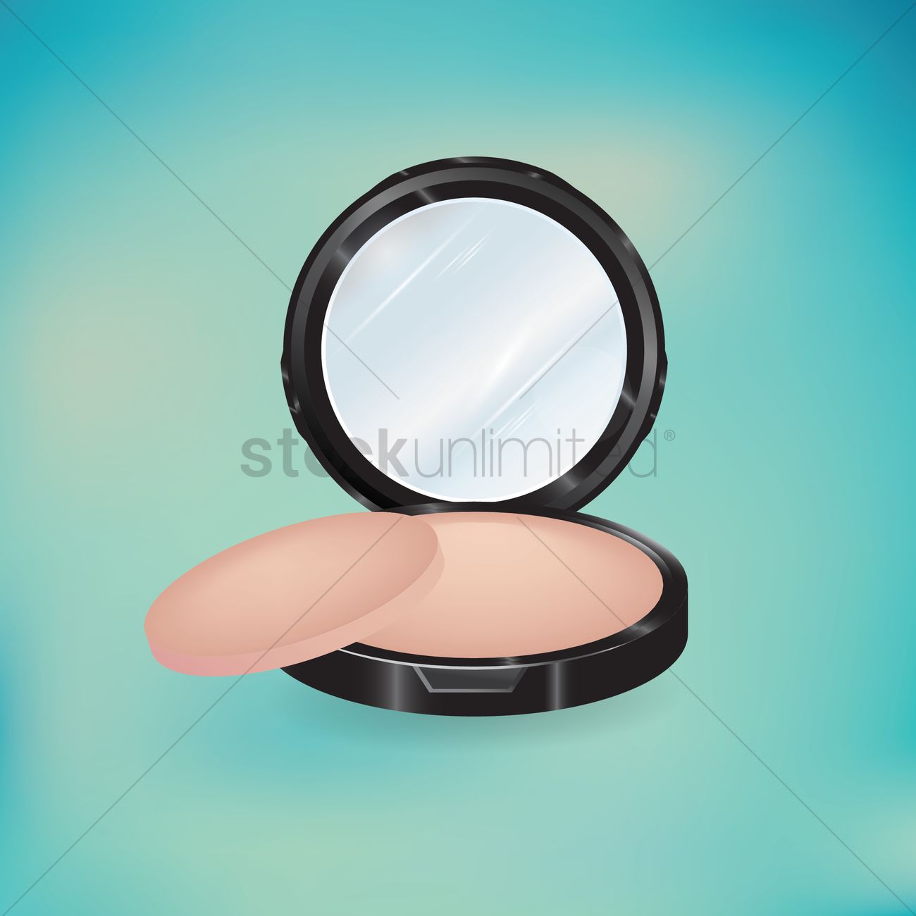 1300x1300 Compact Powder Vector Image
