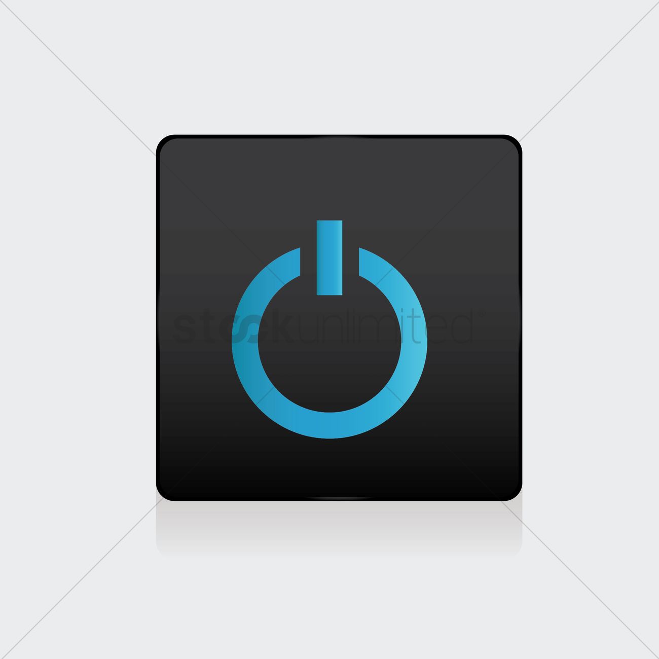 1300x1300 Power Button Vector Image