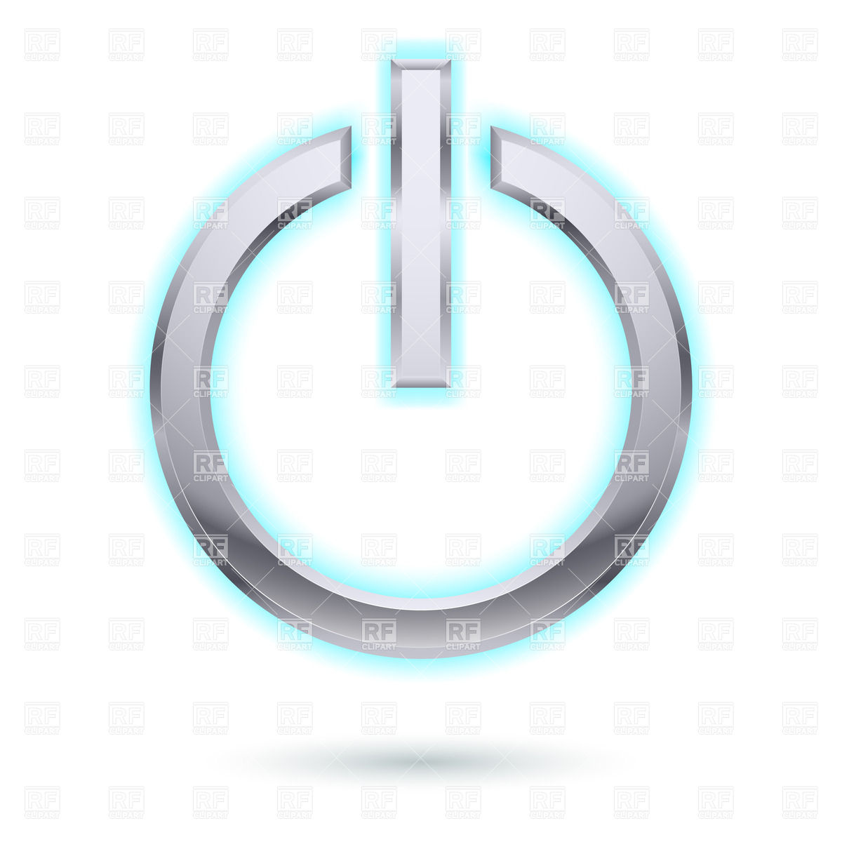1200x1200 Power Button Icon Vector Image Vector Artwork Of Icons And