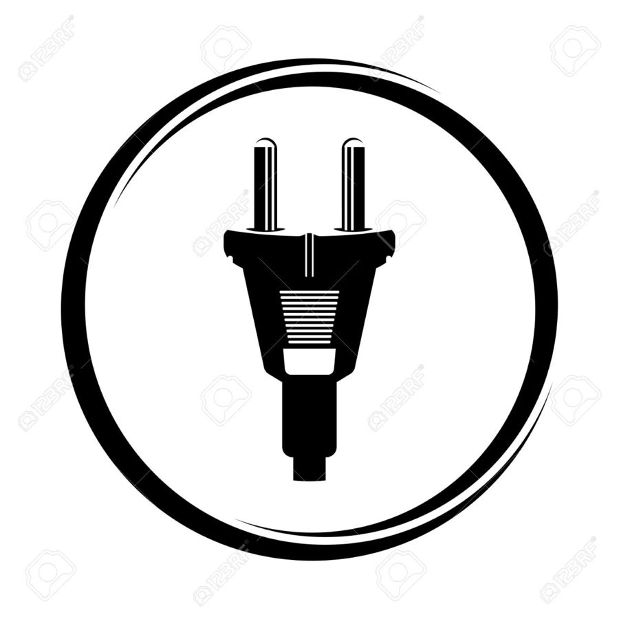 900x900 Download Power Cord Vector Clipart Ac Power Plugs And Sockets